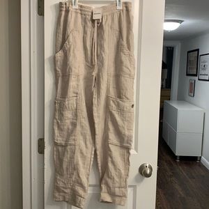 Free People linen cargo pants